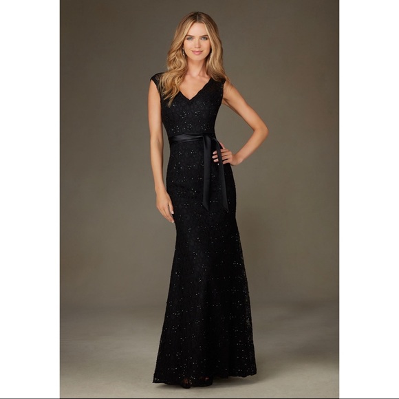 Mori Lee Dresses & Skirts - Black Lace Formal Gown